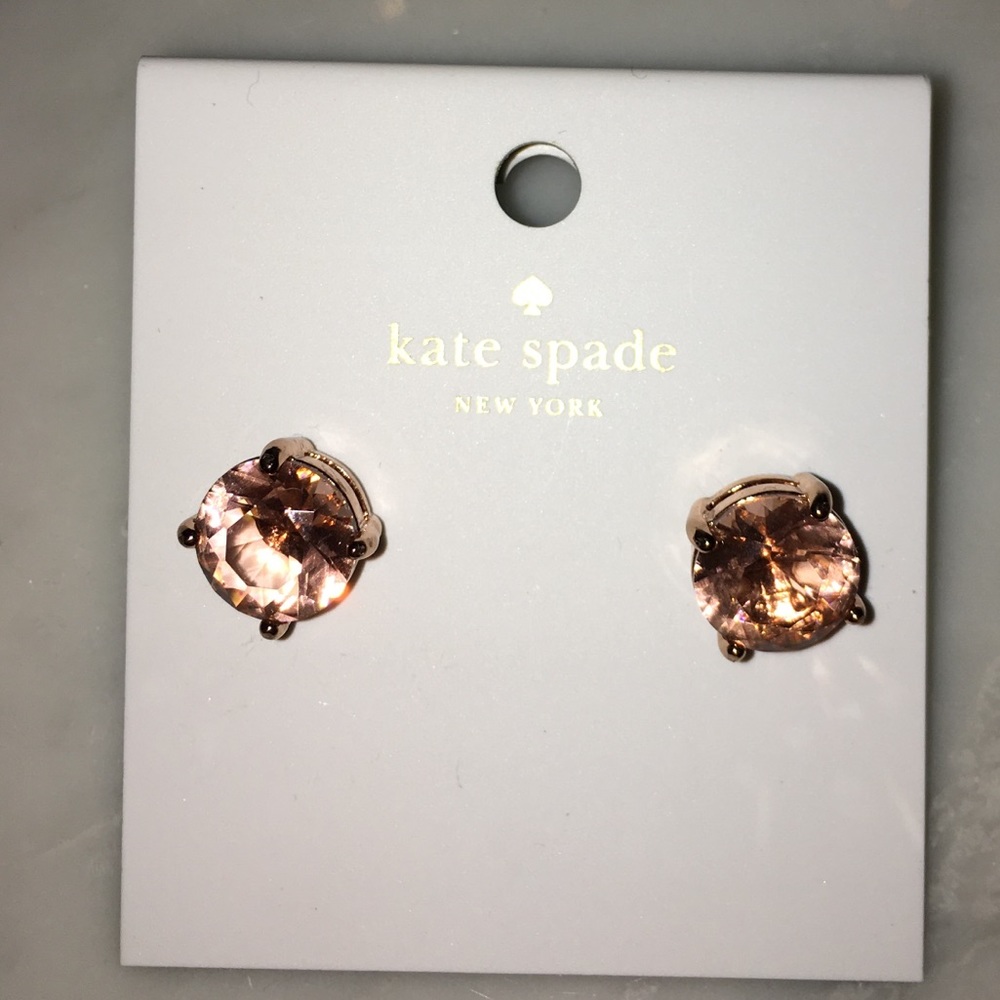 Kate Spade♠️ 🌸Rose gold & light pink earrings
